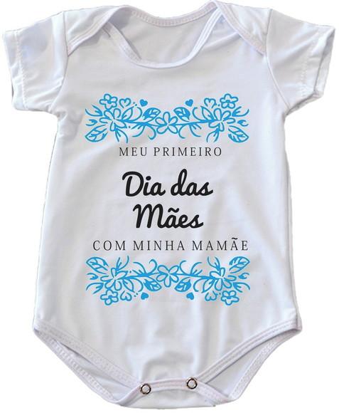 Body Infantil Meu Primeiro Dia das Mães