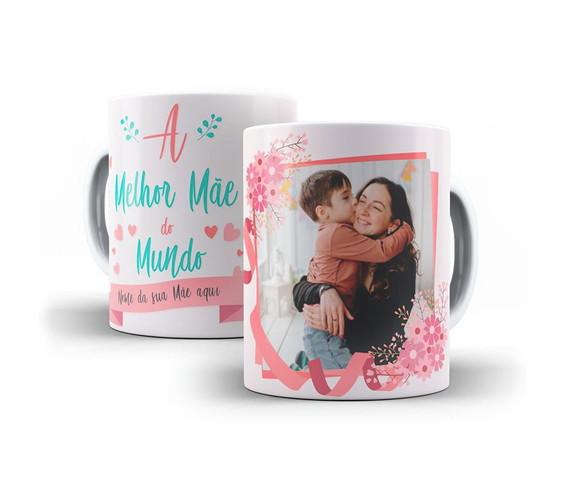 Caneca A Melhor Mãe do Mundo com foto