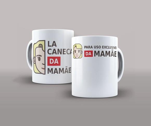 Caneca La Caneca da Mamãe Personalizada
