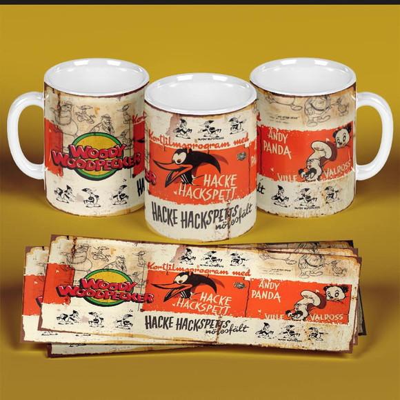 Caneca Porcelana Woody Woodpecker