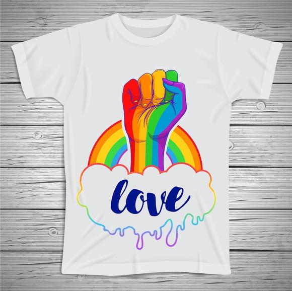 Camiseta Love LGBT