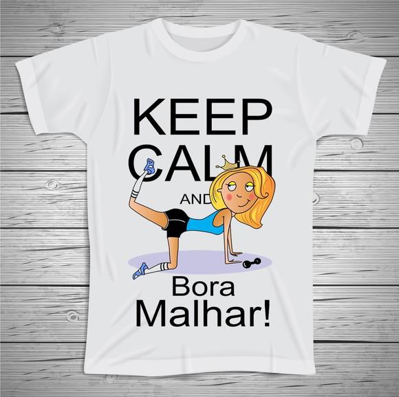 Camiseta Keep Bora Malhar