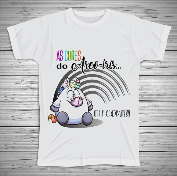 Camiseta As cores do Arco Iris