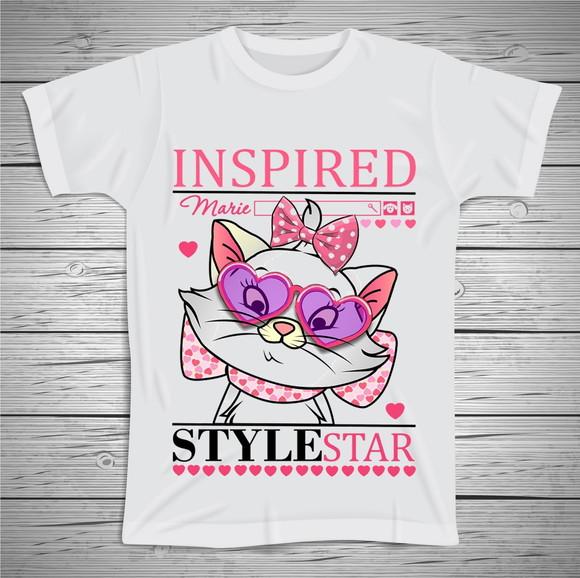 Camiseta Infantil Marie