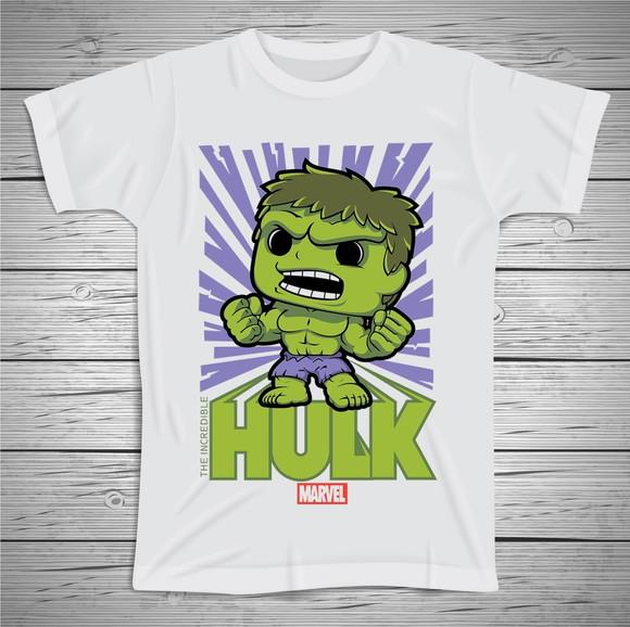 Camiseta Infantil Hulk