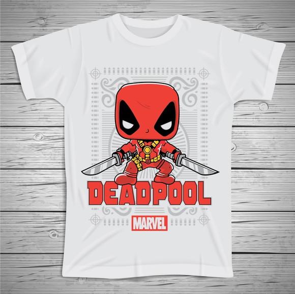 Camiseta Mascote Deadpool