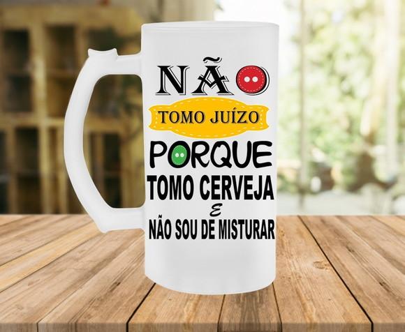 Caneca de chopp Não Tomo Juízo