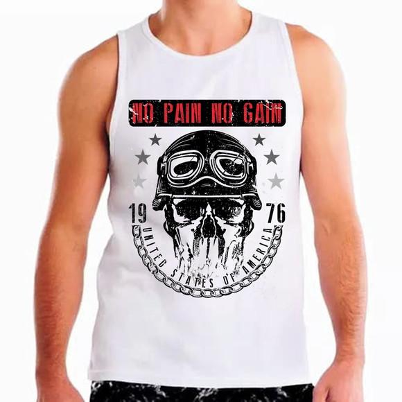 Camiseta Regata No Pain No Gain