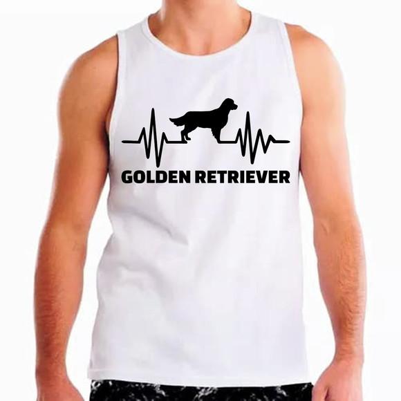 Camiseta Regata Golden Retriever