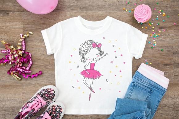 Camiseta Infantil Bailarina