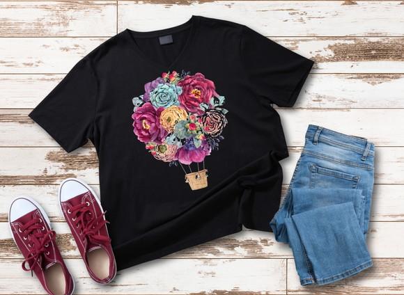 Camiseta Balão Floral