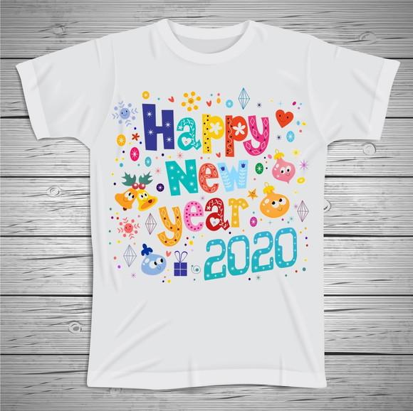 Camiseta Feliz Ano Novo