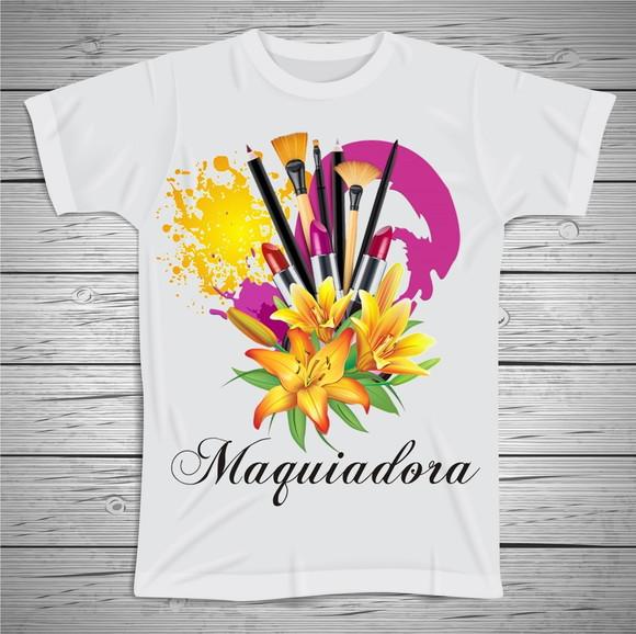 Camiseta Profissão Maquiadora