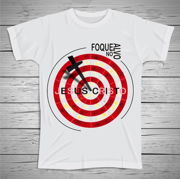Camiseta Religiosa Foque no Alvo