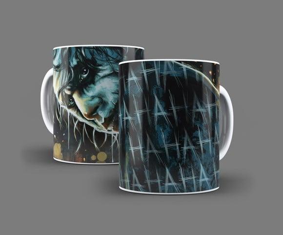 Caneca Porcelana Coringa