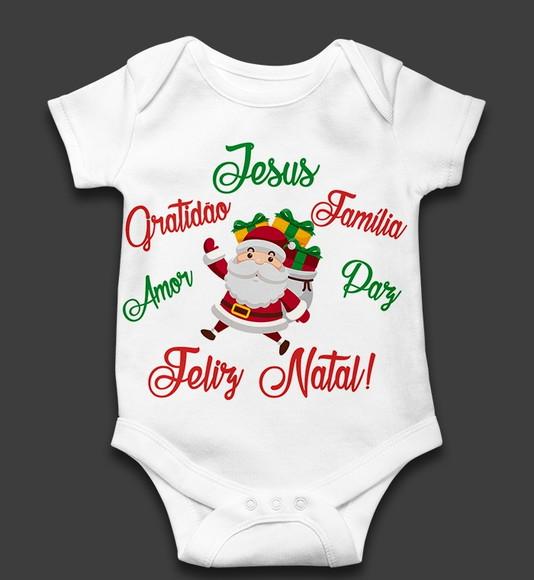 Body Infantil Feliz Natal