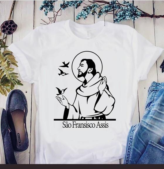 Camiseta Religiosa São Francisco de Assis