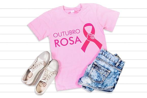 Camiseta Outubro Rosa