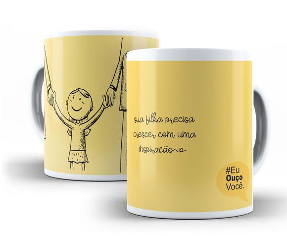 Caneca Porcelana Setembro Amarelo