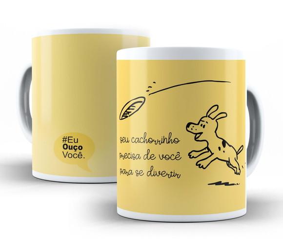 Caneca Porcelana Setembro Amarelo