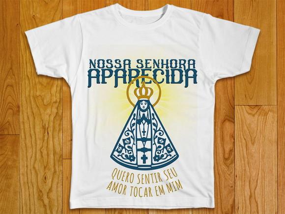 Camiseta Religiosa Nossa Senhora Aparecida