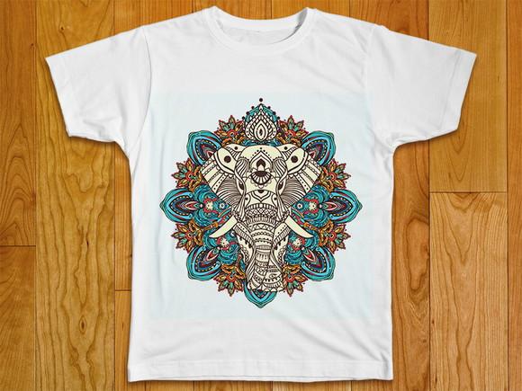Camiseta Feminina Mandala
