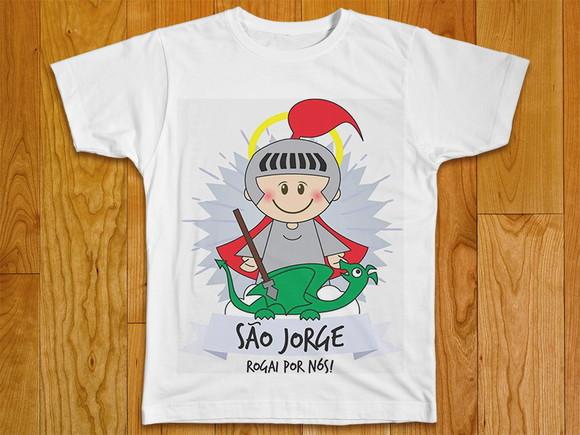 Camiseta Religiosa São Jorge