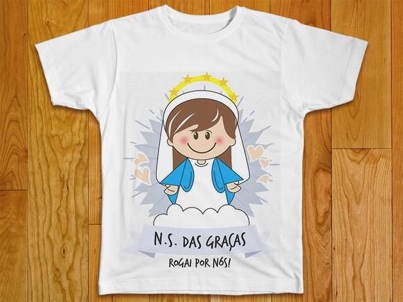 Camiseta Religiosa Nossa Senhora das Graças