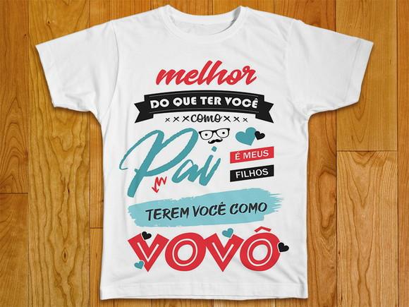Camiseta Melhor Do Que Ter Você Como Pai