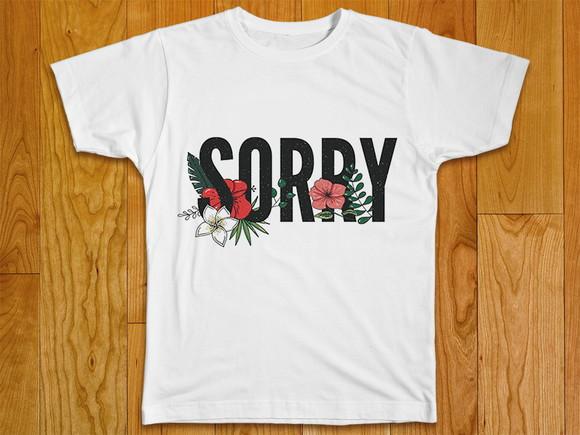 Camiseta Sorry