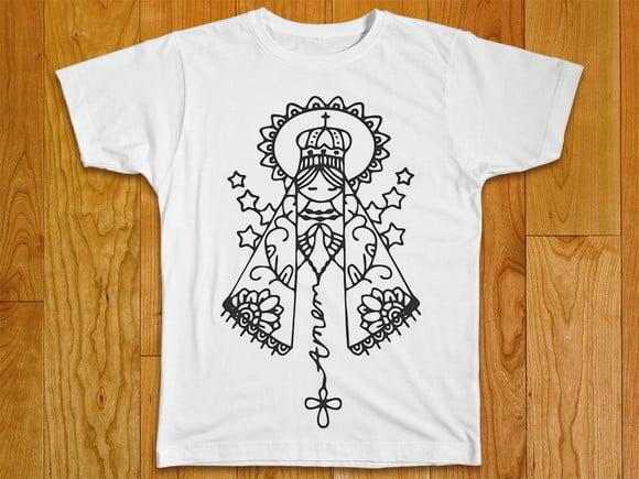 Camiseta Religiosa Nossa Senhora