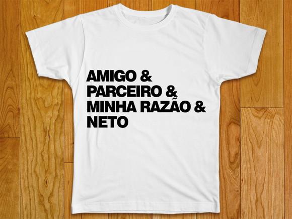 Camiseta Amigo Parceiro Neto