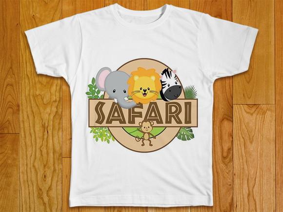 Camiseta Infantil Safari