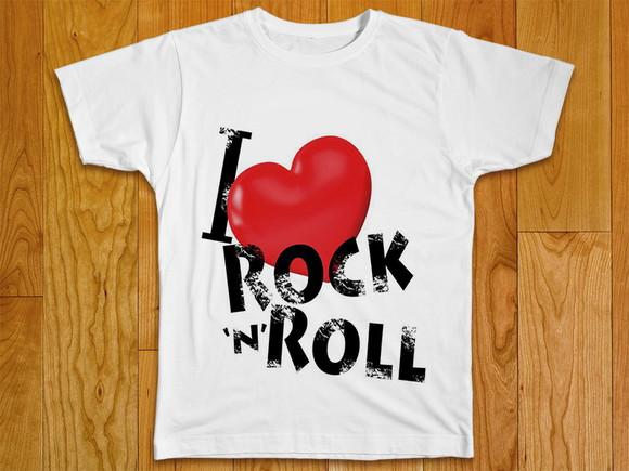 Camiseta I Love Rock