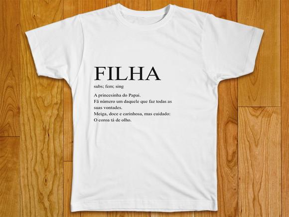 Camiseta Infantil Filha