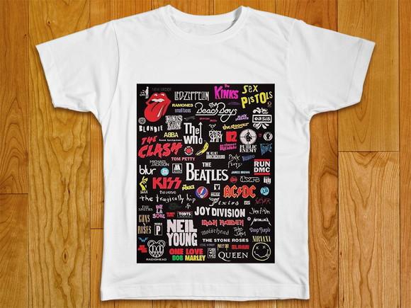 Camiseta Rock