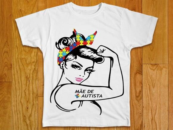 Camiseta Mãe de Autista