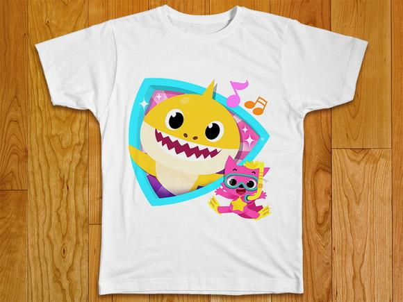 Camiseta Infantil Baby Shark