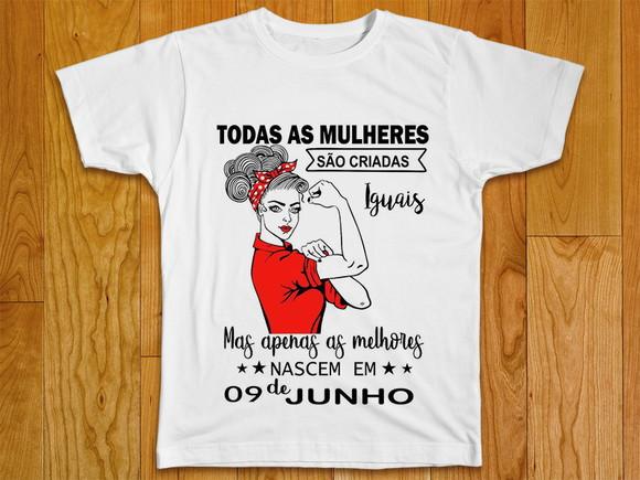 Camiseta Todas As Mulheres São Criadas Iguais