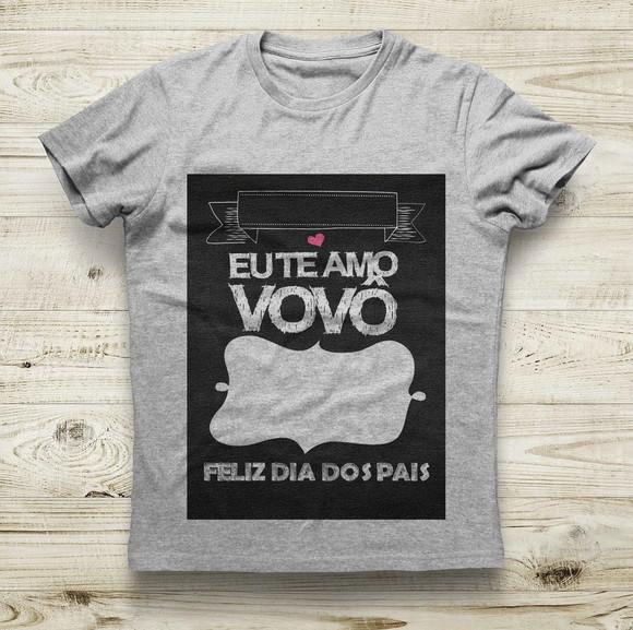 Camiseta Eu Te Amo Vovô Personalizada com Foto