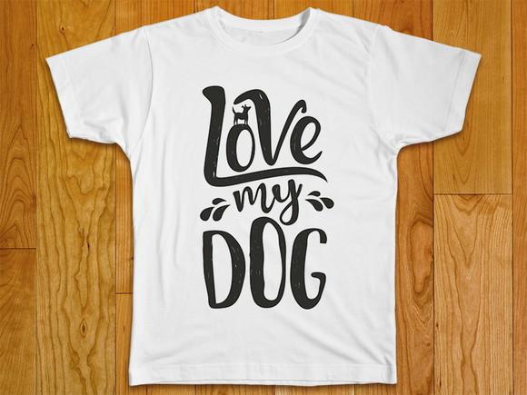 Camiseta Love My Dog