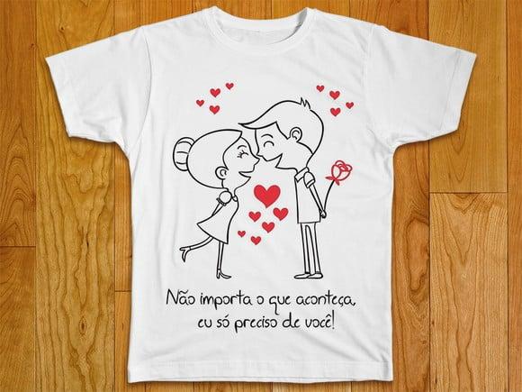Camiseta Dia dos Namorados
