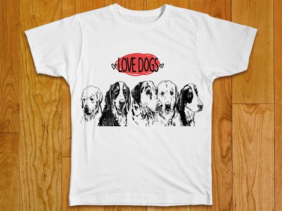 Camiseta Love Dogs