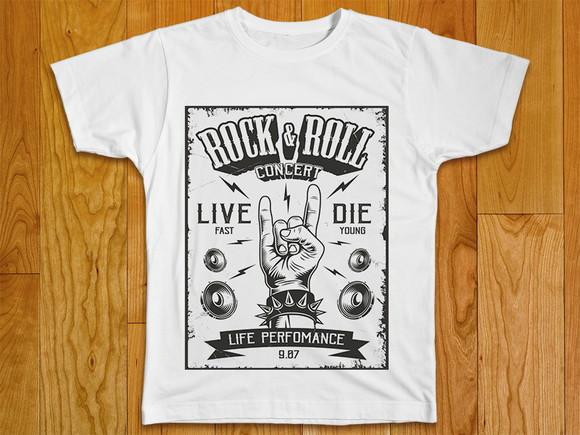 Camiseta Rock