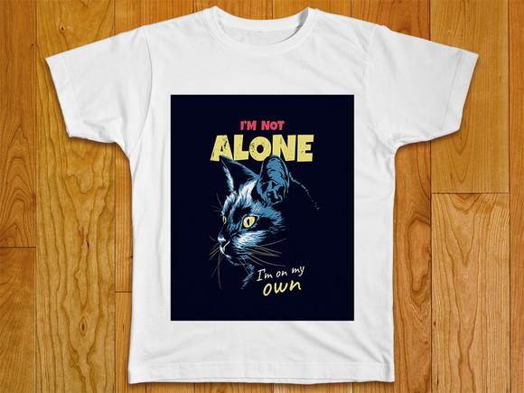 Camiseta Gato Preto