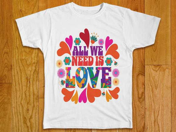Camiseta Feminina All We Need is Love