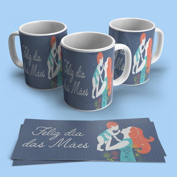 Caneca Feliz Dia das Mães