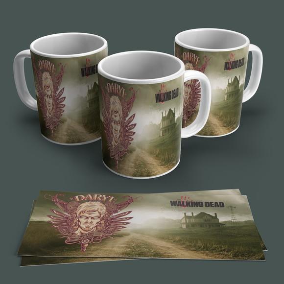 Caneca Porcelana The Walking Dead