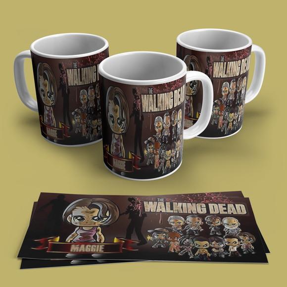 Caneca Porcelana The Walking Dead