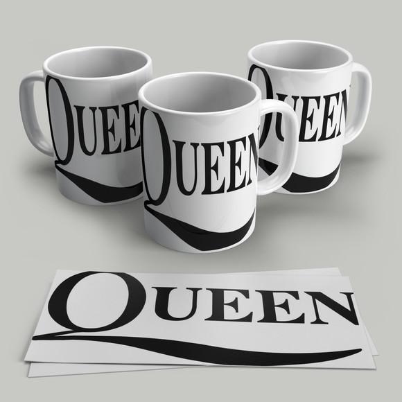 Caneca Porcelana Rock Queen